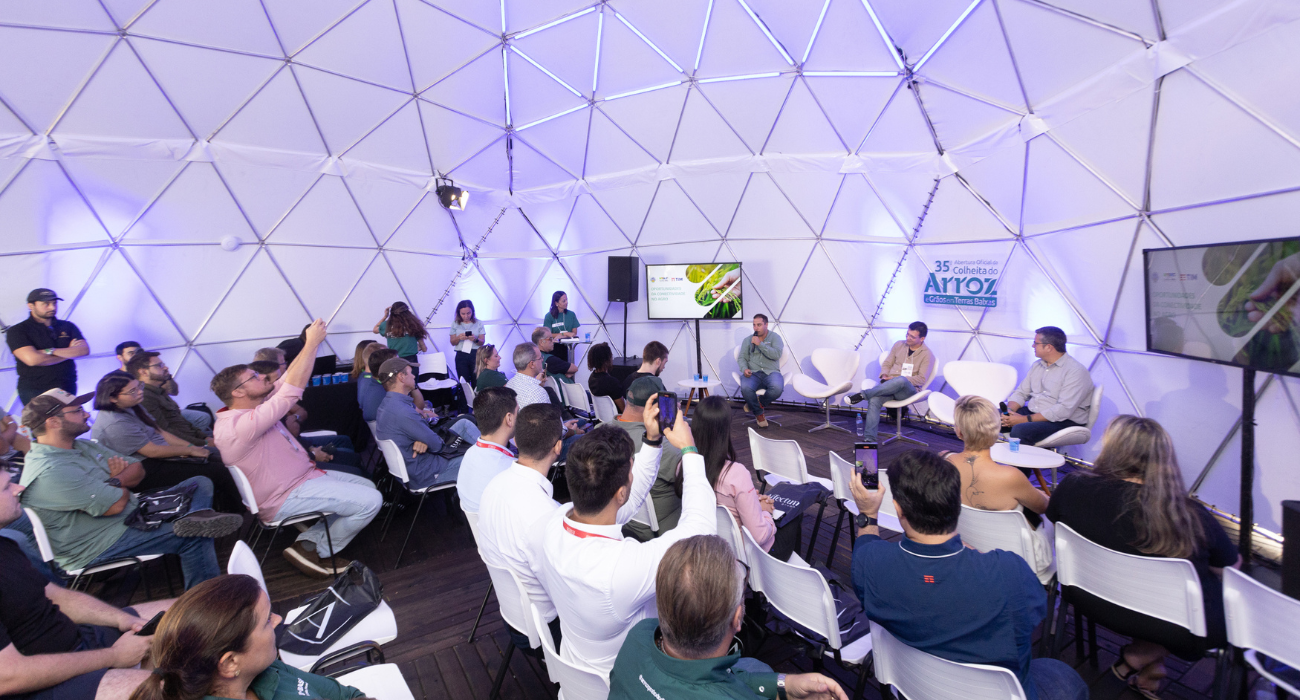 Espaços concentram debates sobre inovação e tecnologia na 36ª Abertura da Colheita do Arroz