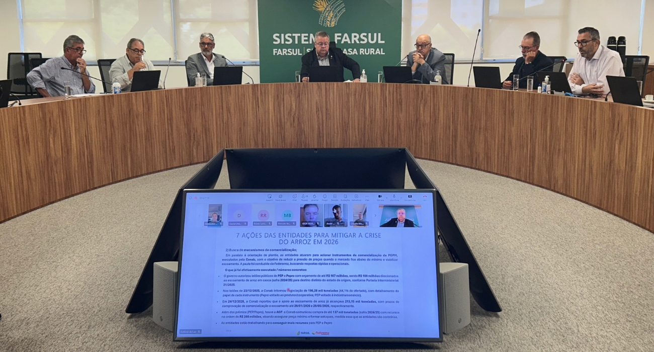 Entidades arrozeiras articulam medidas conjuntas para enfrentar crise da cadeia orizícola gaúcha